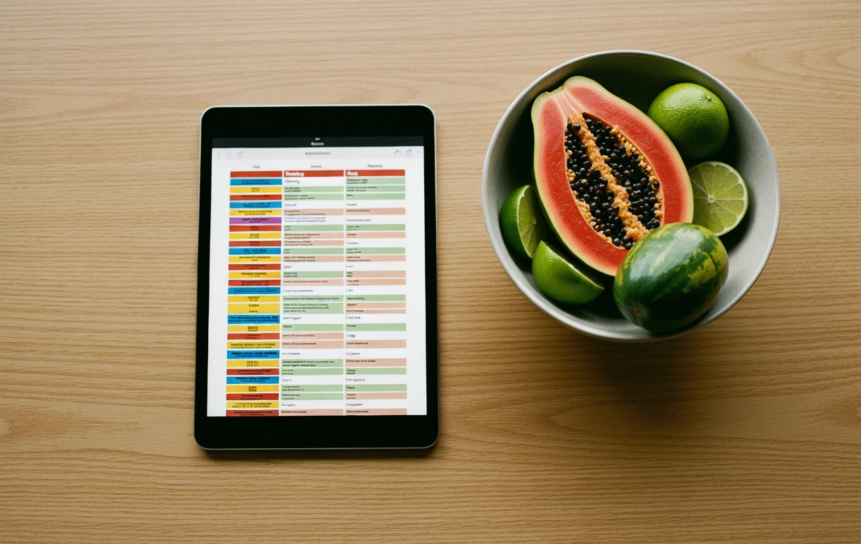 Concepto de nutrición avanzada